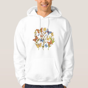 Sudadera Flores y mariposas