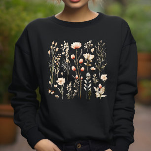 Sudadera Flores y mariposas de Cottagecore
