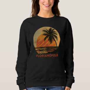 Sudadera Florianopolis Brasil Retro Beach Sunset Vintage Pa