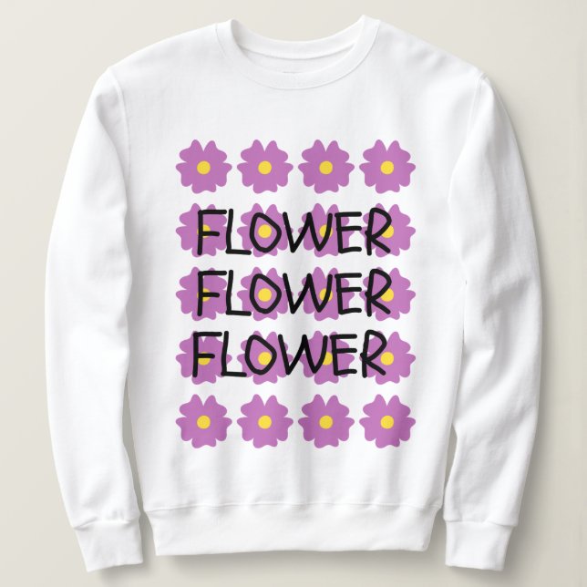Sudadera florida (Anverso del diseño)