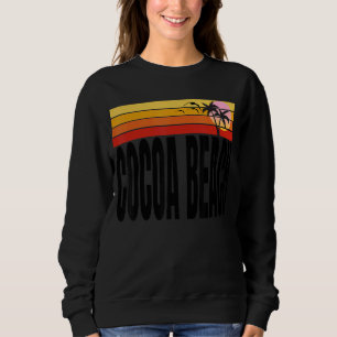 Sudadera Florida Cocoa Beach Vacation Retro Vintage años 80