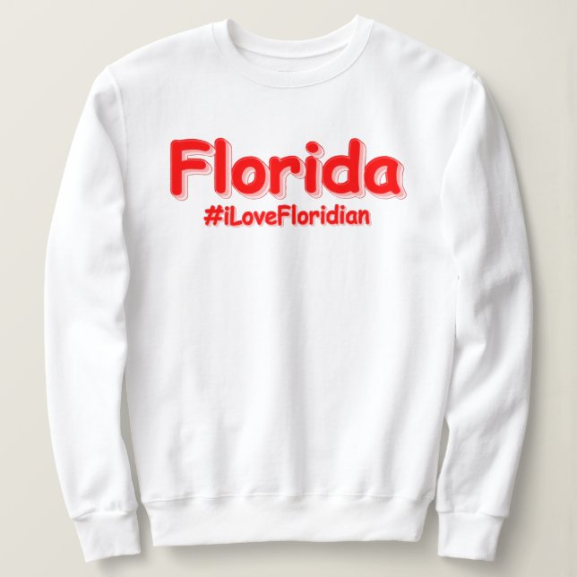 Sudadera "Florida" Diseño Cuto. Comprar ahora (Anverso del diseño)
