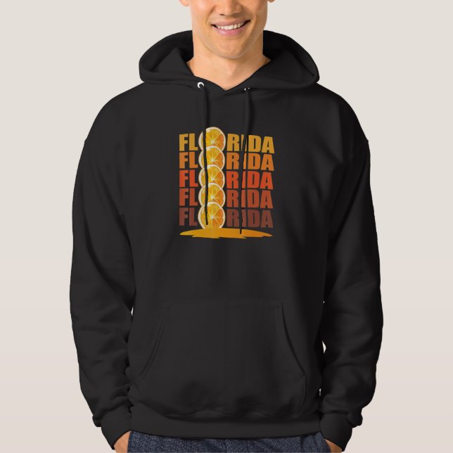 Sudadera Florida Fl Sunshine State Retro Fl (Anverso)