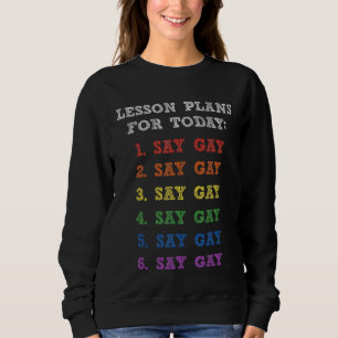 Sudadera Florida Gay Say Gay Lesson Planes Para Hoy Lgbtq G
