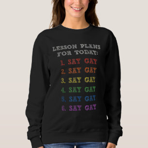 Sudadera Florida Gay Say Gay Lesson Planes Para Hoy Lgbtq G