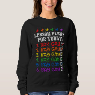 Sudadera Florida Gay Say Gay Lesson Planes Para Hoy Lgbtq G