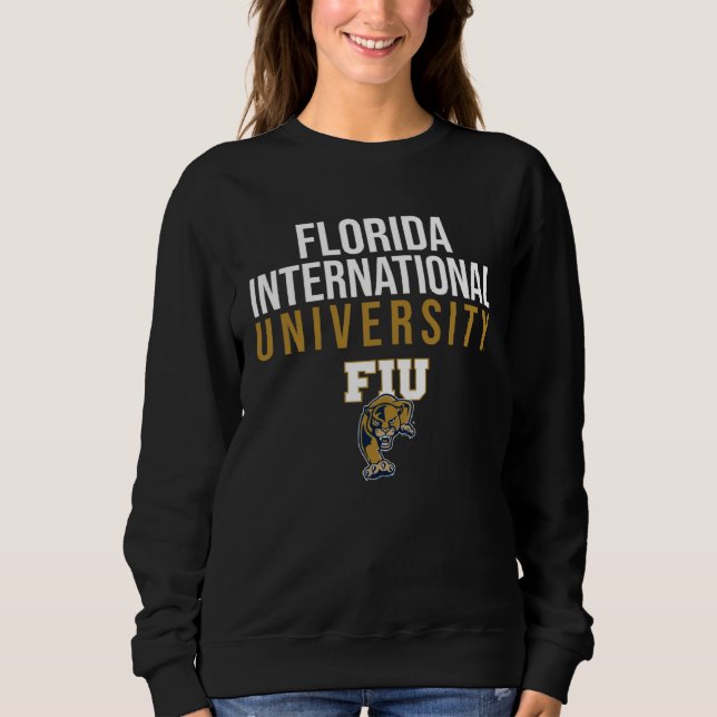 Sudadera Florida International FIU Panthers Stacked (Anverso)