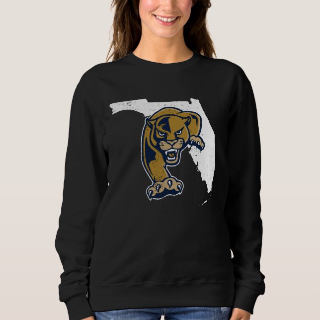 Sudadera Florida International FIU Panthers State Shape (Anverso)