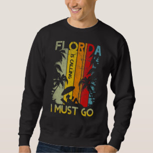 Sudadera Florida Llama Que Debo Ir A La Playa De Verano Vin