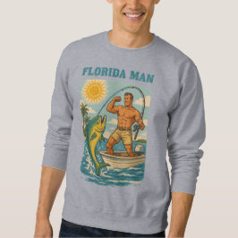 Sudadera Florida Man -Coastal Fishing Boat- Retro Fisherman
