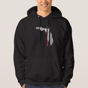 Sudadera Florida Mapa De Bandera Americana Orgullo Patrióti