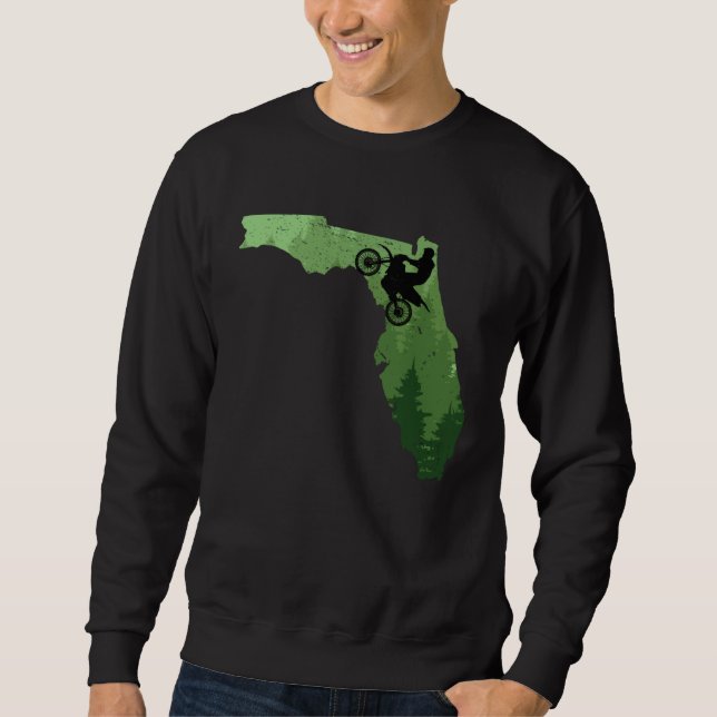 Sudadera Florida Motocross Bike MX Dirt Biker Floridian Dir (Anverso)