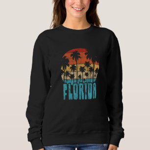 Sudadera Florida Palm Trees Sunset Beach Verano Vacaciones