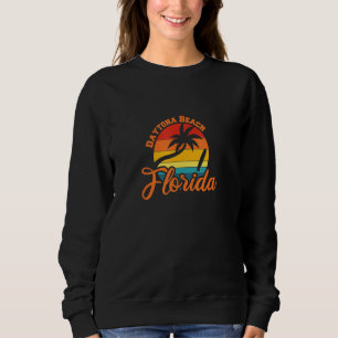 Sudadera Florida Vintage Style Retro Vacation Daytona Beach