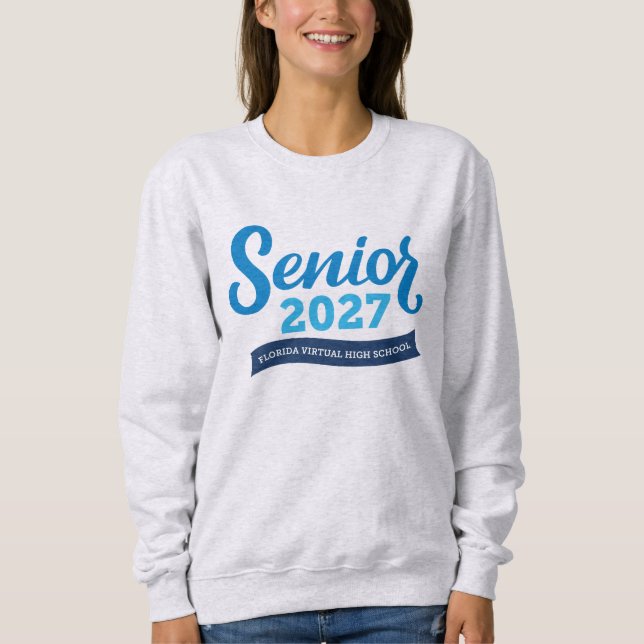 Sudadera Florida Virtual HS Senior 2027 Mujeres (Anverso)