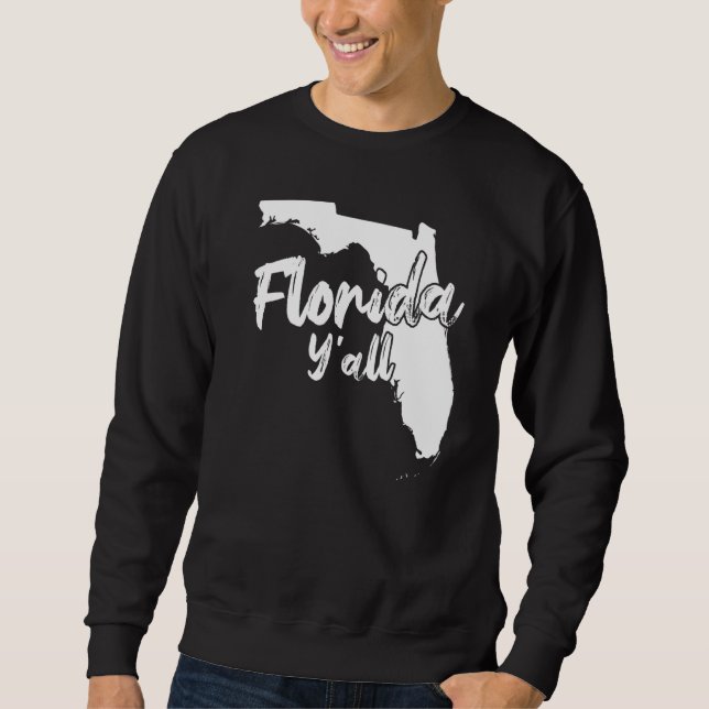Sudadera Florida Y'All Playa Vacaciones de Verano   (Anverso)