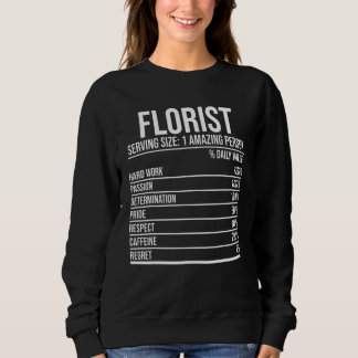 Sudadera Florist Serving Size 1 Graphic Amazing Person Gard