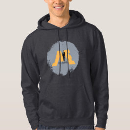 Sudadera FloState Diseño "ME" Hombre Erudidamente Amarillo,