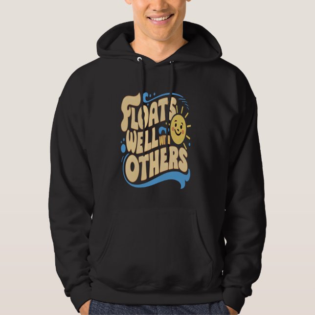 Sudadera Flota bien con otros graciosos bollos (Anverso)