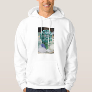 Sudadera Flotador de pesca sobre vidrio, Alaska