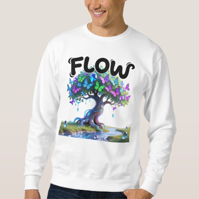 Sudadera Flow Water Tree of Life (Anverso)