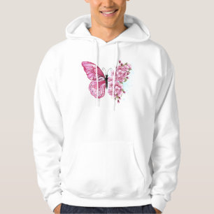 Sudadera Flower Butterfly with Pink Sakura