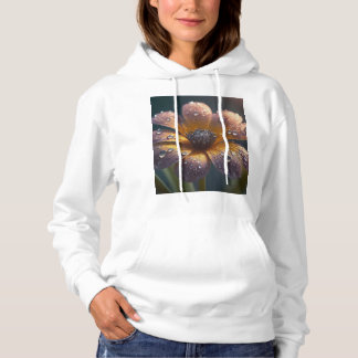 Sudadera Flower" Hoodie de manga completa para mujeres