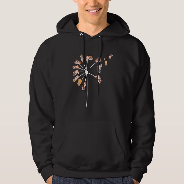Sudadera Flower Pig Graphic Guinea Pig Owner Pet Cavy Anima (Anverso)