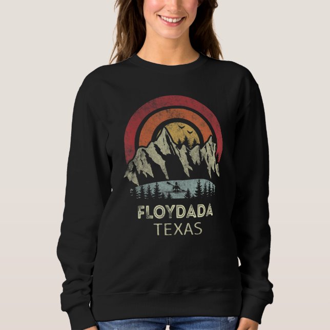 Sudadera Floydada Texas Mountain Sunset Sunrise Kayaking (Anverso)