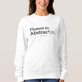 Sudadera Fluent in Abstraction Minimalist Coding Concept