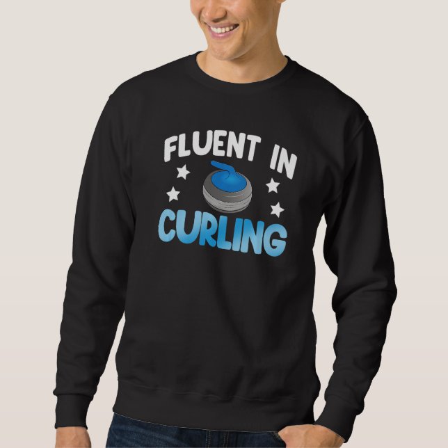 Sudadera Fluent In Curling  Women World's Greatest Curling  (Anverso)