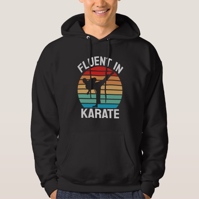 Sudadera Fluent in Karate Funny Karate (Anverso)