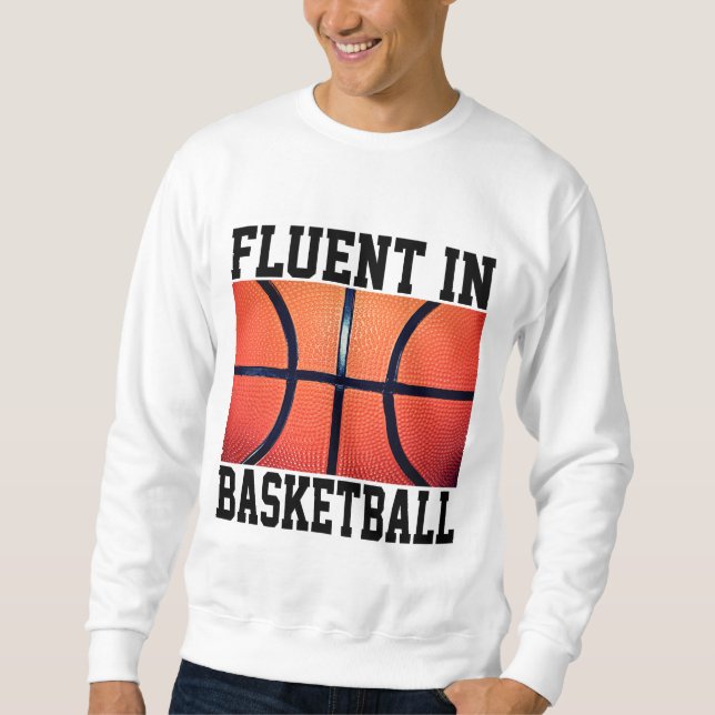 Sudadera Fluidez En Baloncesto Funny (Anverso)