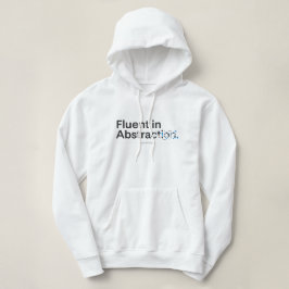 Sudadera Fluido en Diseño de Programador Minimalista Abstra