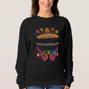 Sudadera Fluido en Spanglish Humor Mexicano Patriotismo Mé