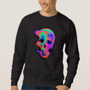 Sudadera Flujo de Movimiento Abstracto Cráneo