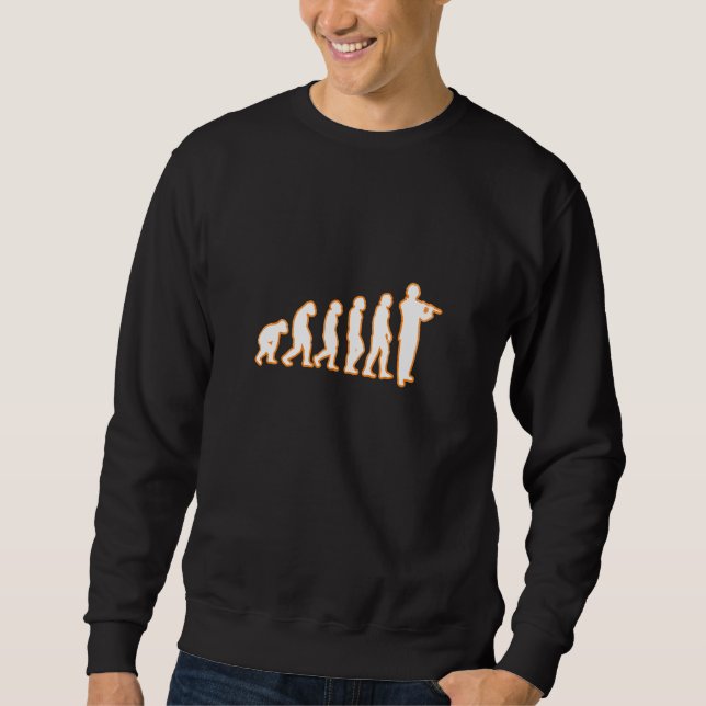 Sudadera Flute de evolución de flauta (Anverso)