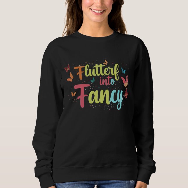 Sudadera "Flutter to Fancy" (Anverso)