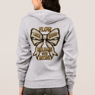 Sudadera Fluye Como Liberación De Viento Con Intención Gráf