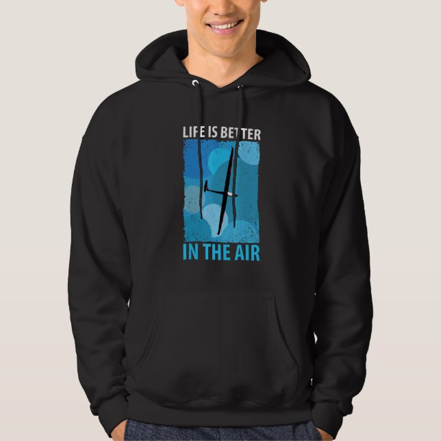 Sudadera Fly Glider Glider Sailplane Sailflies Sailflies (Anverso)