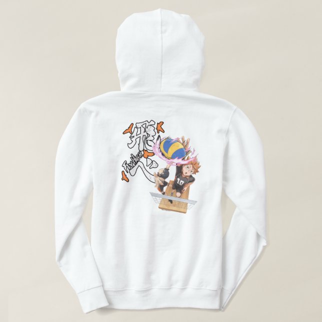 Sudadera 🏐Fly High Volleyball Tee & Hoodie – Crow Spirit🏐 (Reverso del diseño)