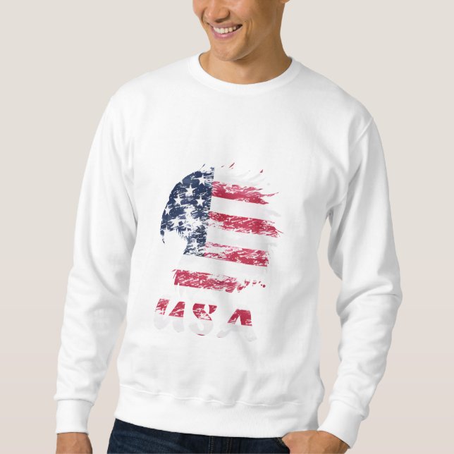 Sudadera Fly USA - Eagle Pride Edition (Anverso)