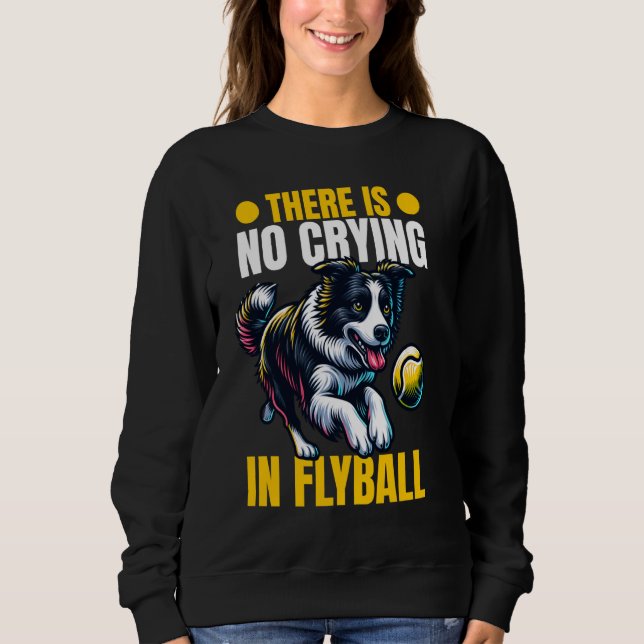 Sudadera Flyball Dog Parkour Border Collie Flyball (Anverso)