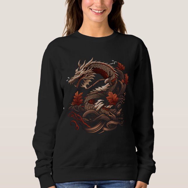 Sudadera Flying Japanese Dragons (Anverso)