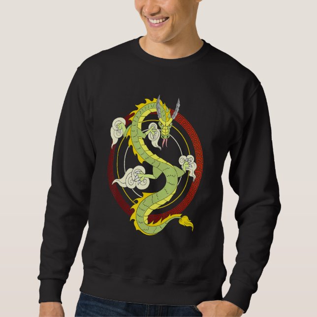 Sudadera Flying Mystical Creature Asia Fantasy Animal Chine (Anverso)