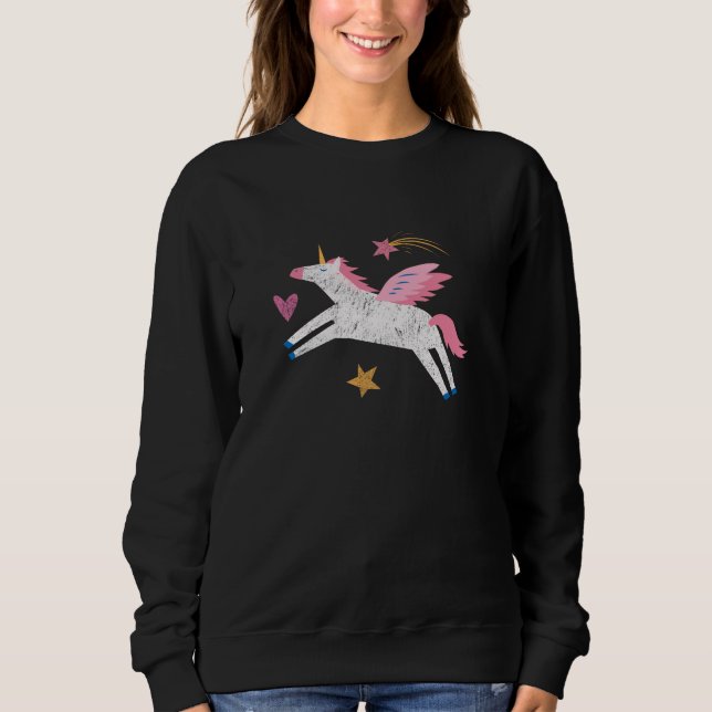 Sudadera Flying Unicorn (Anverso)