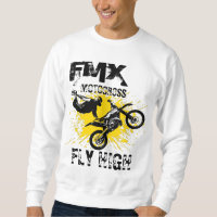 FMX Motocross Fly Manga larga alta