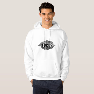 Sudadera FOCUS – Word Cloud Motivational Design