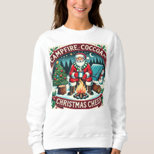 Sudadera Fogata, cacao y Navidades saludan: Acogedor por