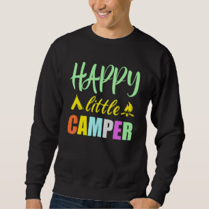 Sudadera Fogata De Camioncito Feliz Para Niños De Camping